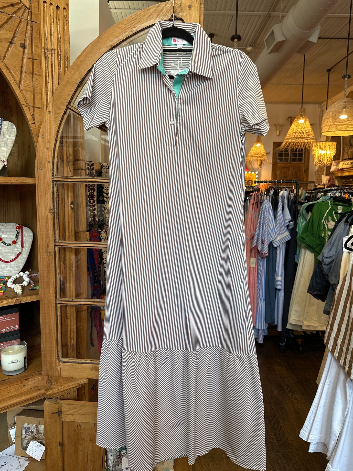 Caryn Lawn Maddie Dress Cocoa
