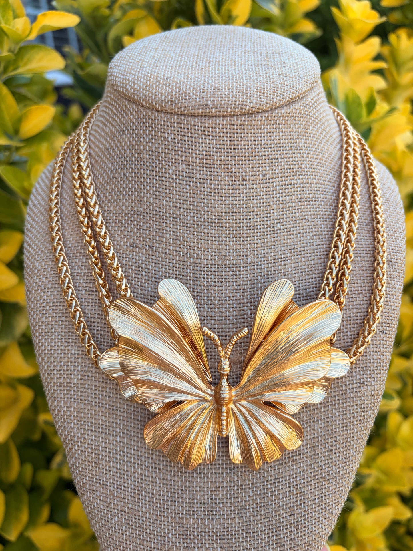 The Katie Kollective - Layered Butterfly Necklace