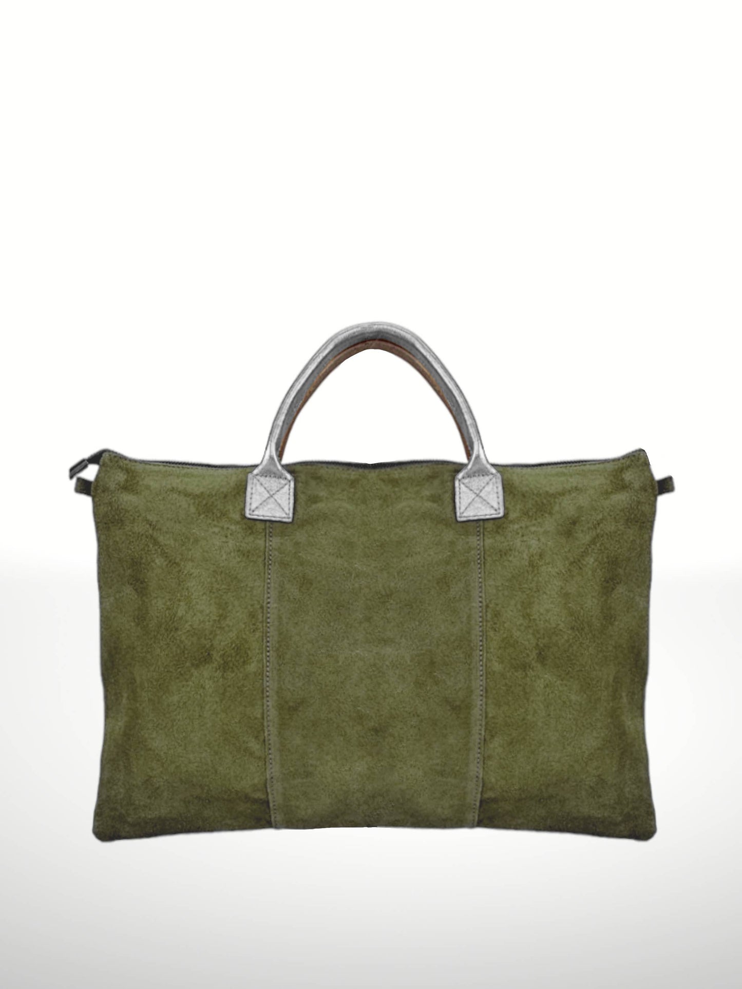 Milano met suede leather bags: Grey