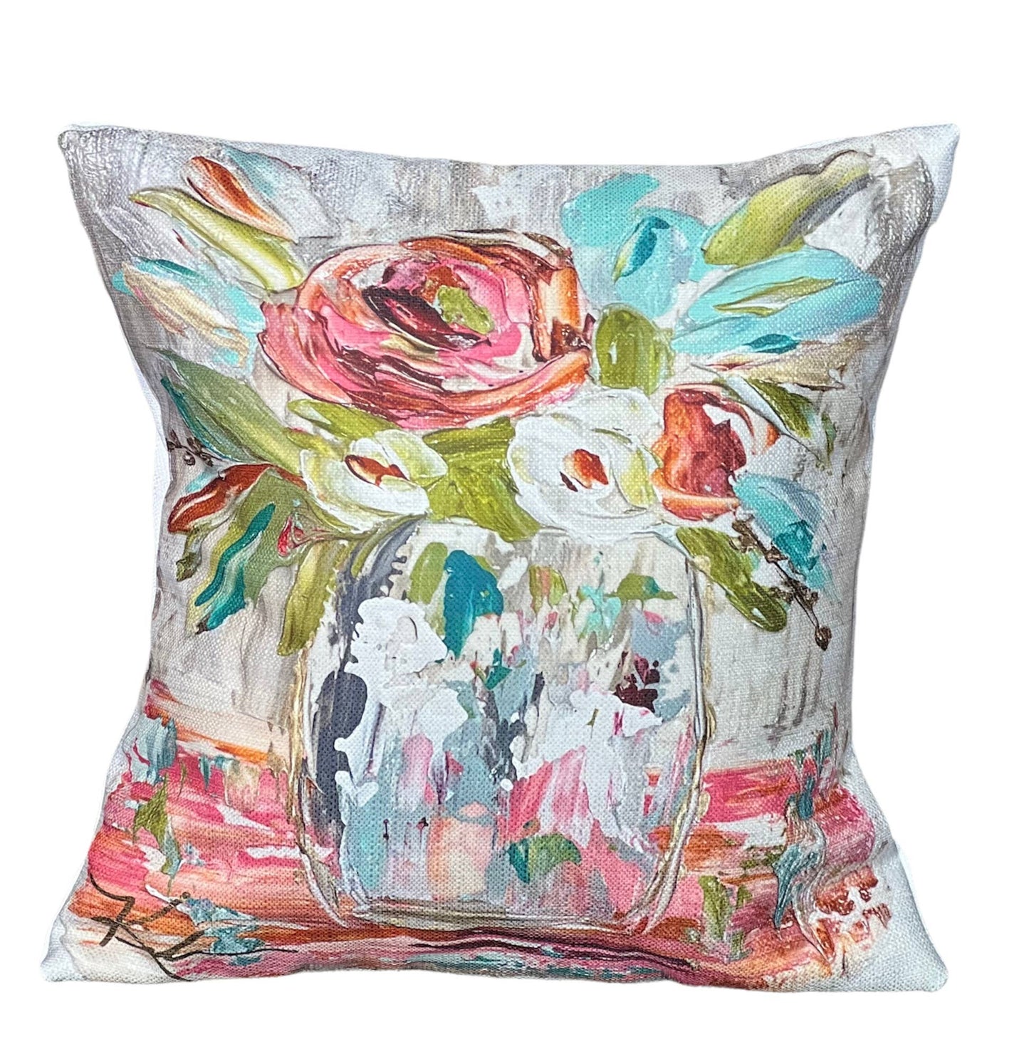 Southern Cotton Mill - GA Spring Flower Pillow