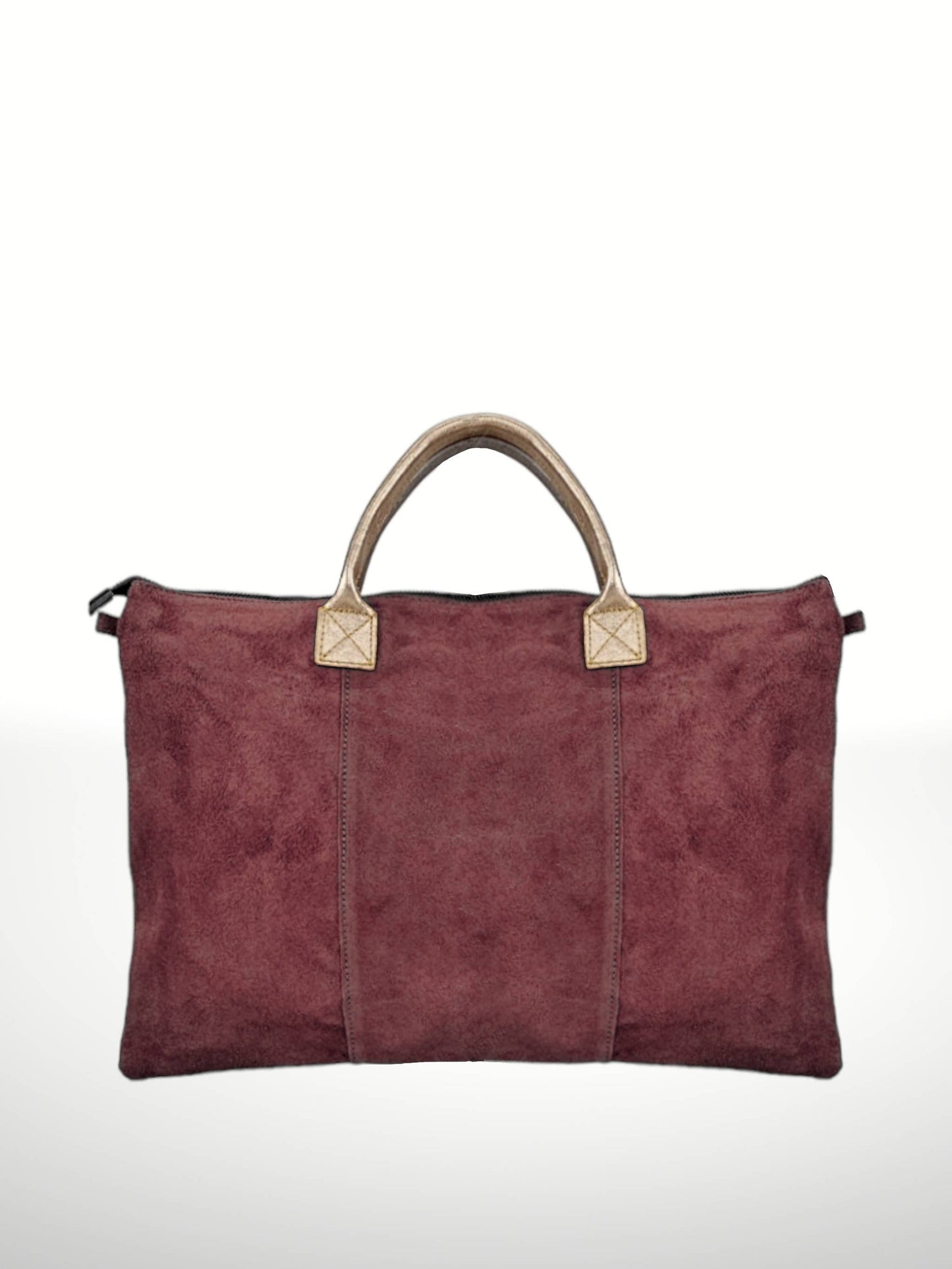 Milano met suede leather bags: Grey