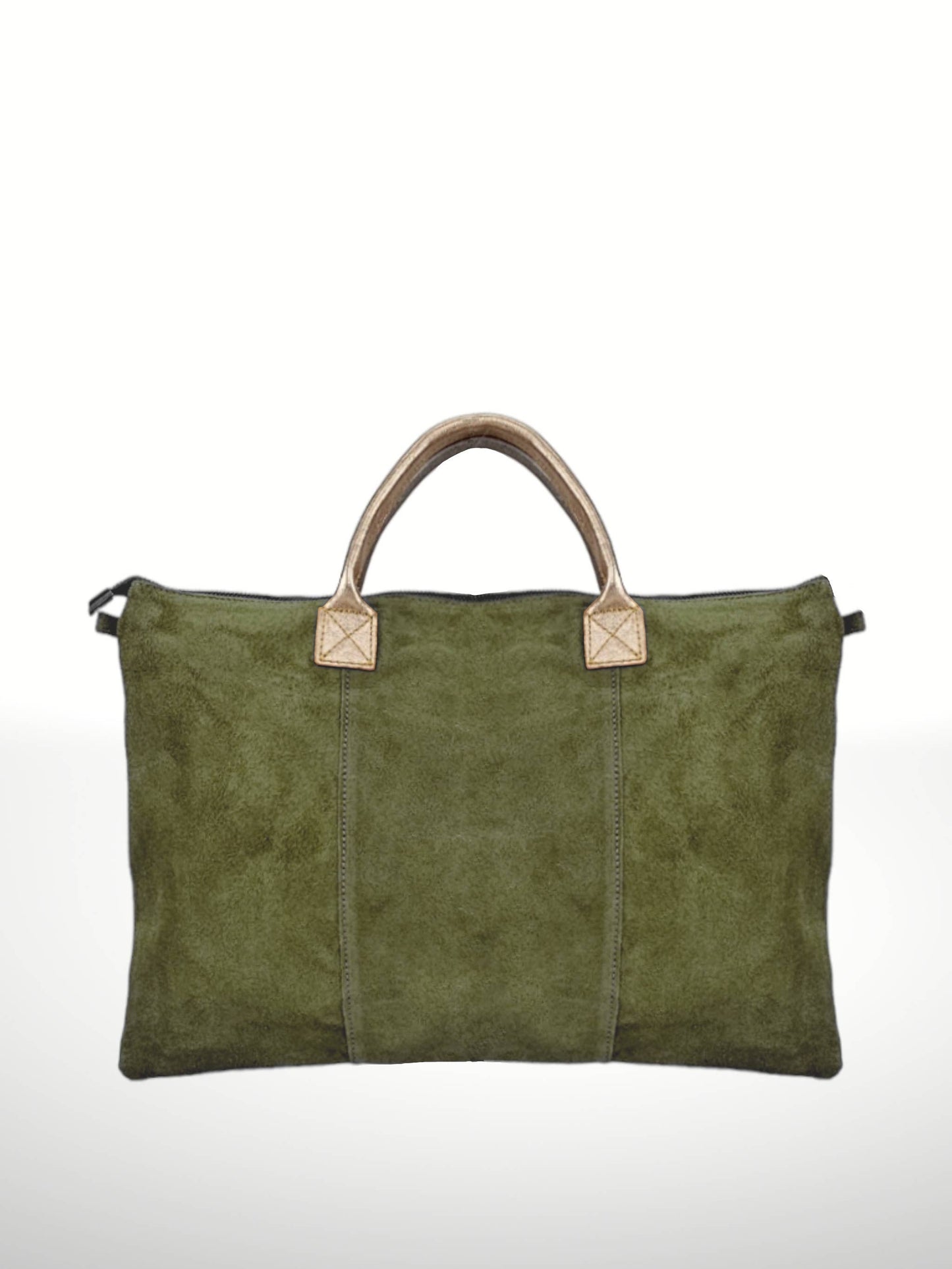 Milano met suede leather bags: Grey