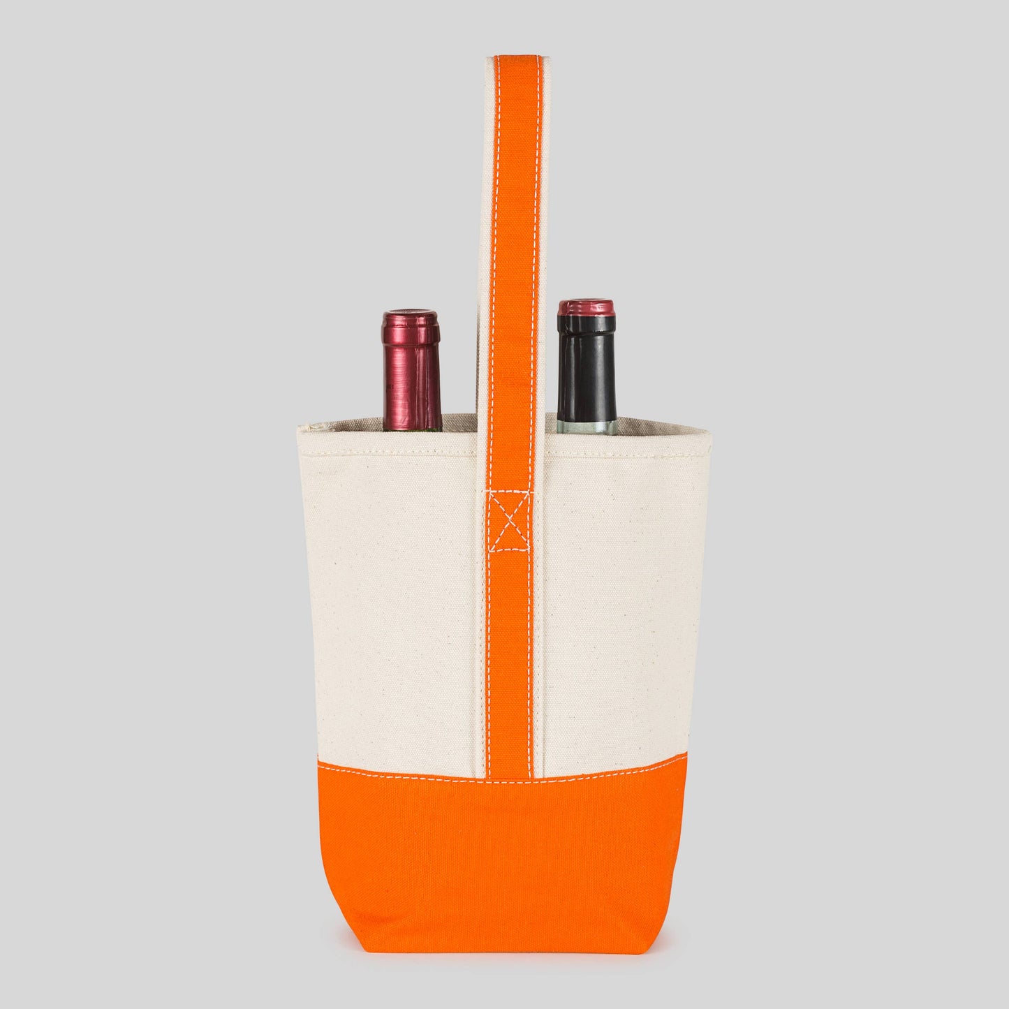 Double Bottle Canvas Wine Gift Host Bag