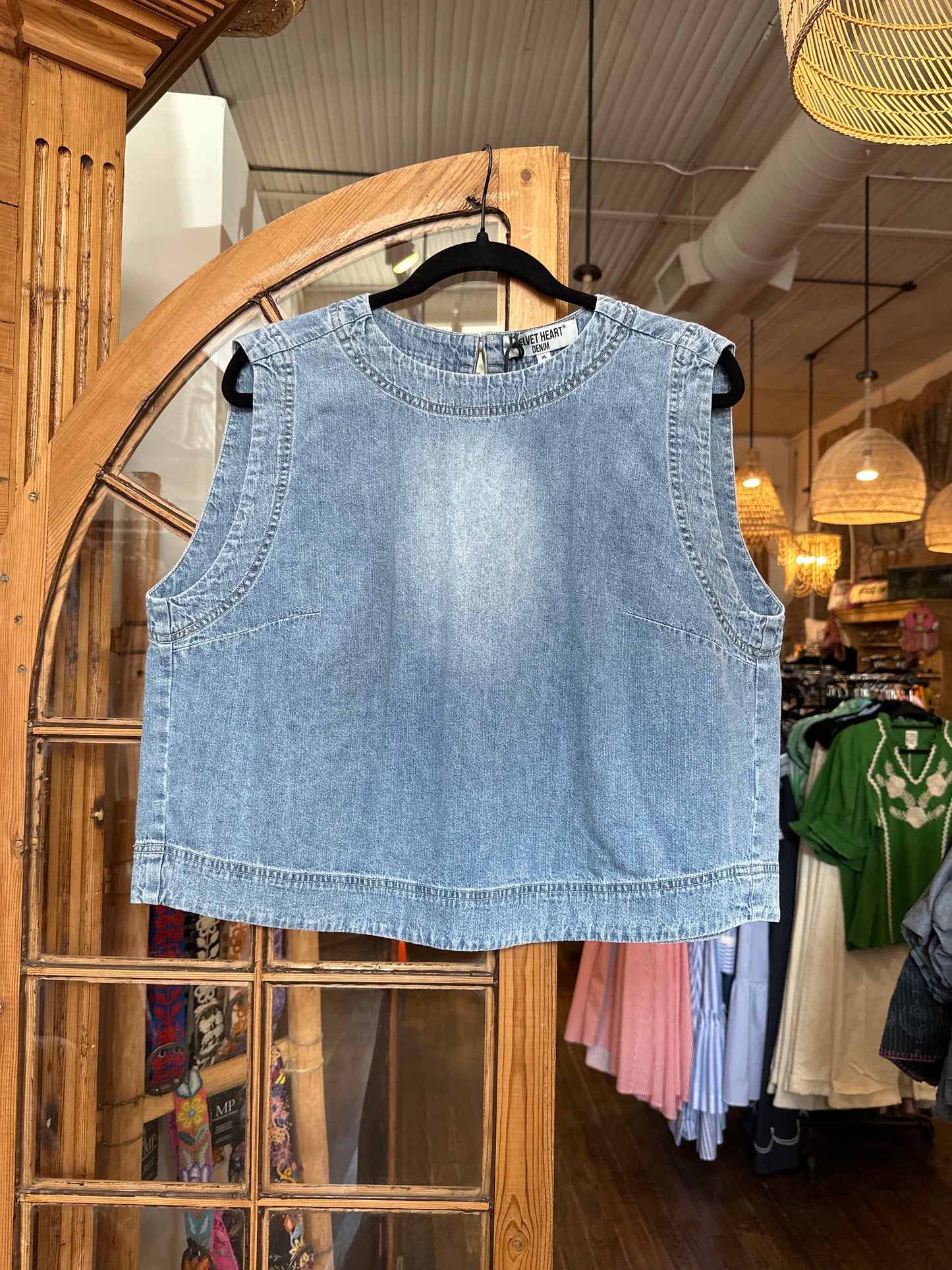 Velvet heart uptown Myka sleeveless top