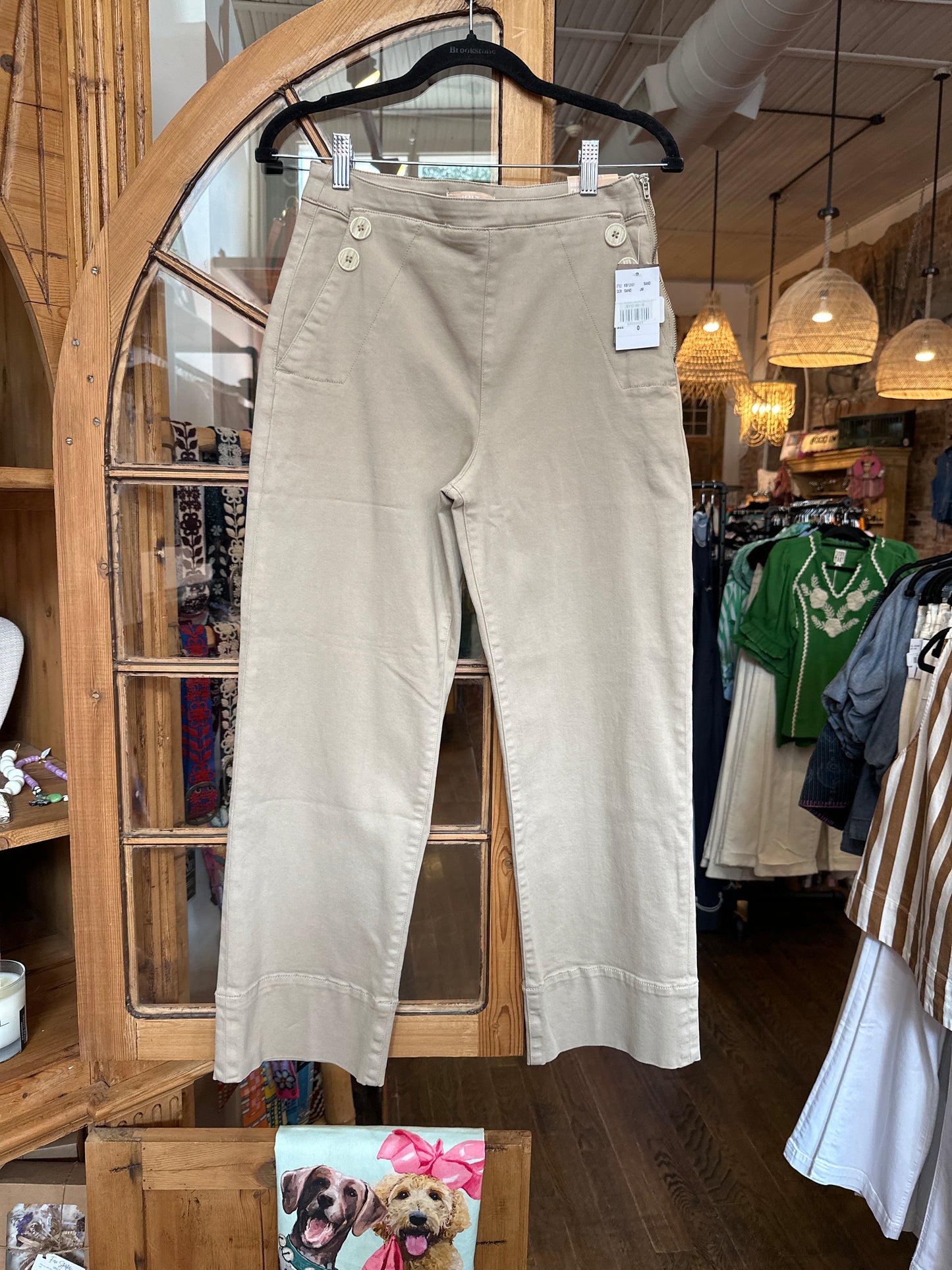 Kut From the Kloth Charlotte Side Zip- Sand