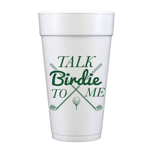 Talk Birdie To Me Masters Golf Clubs Foam Cups- Masters