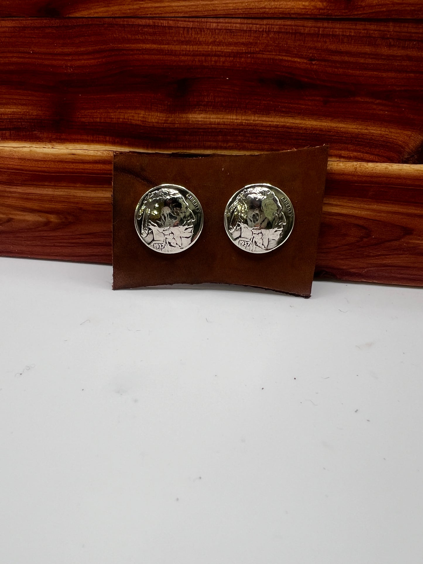 Cactus Rose Studios Indian Head Nickel Studs
