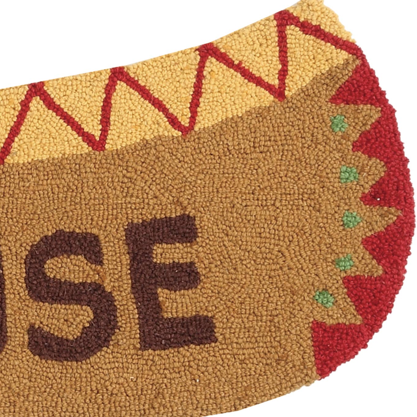 Peking Handicraft - Lake House Canoe Shaped Hook Rug