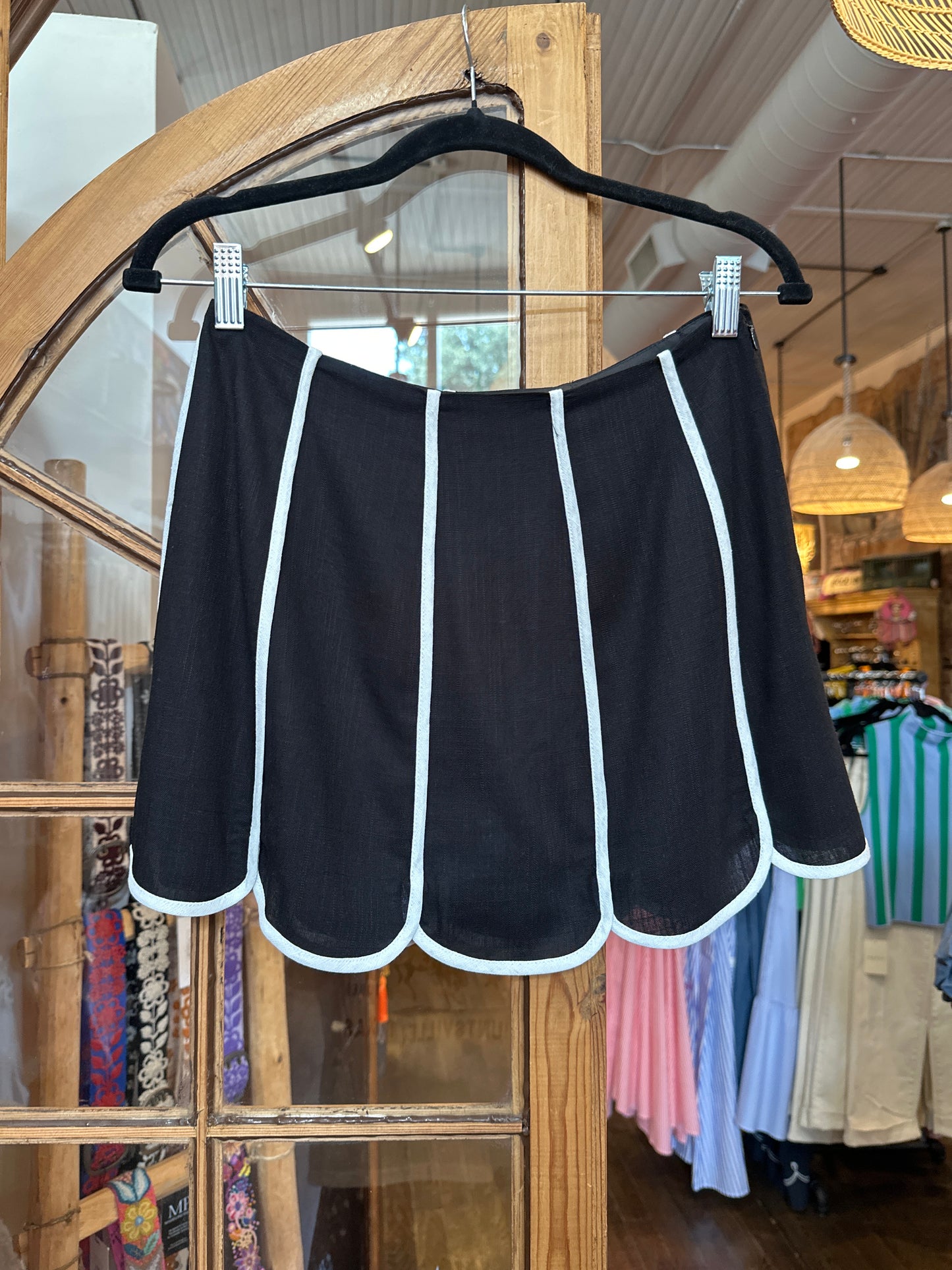 Naked Zebra Linen Skort