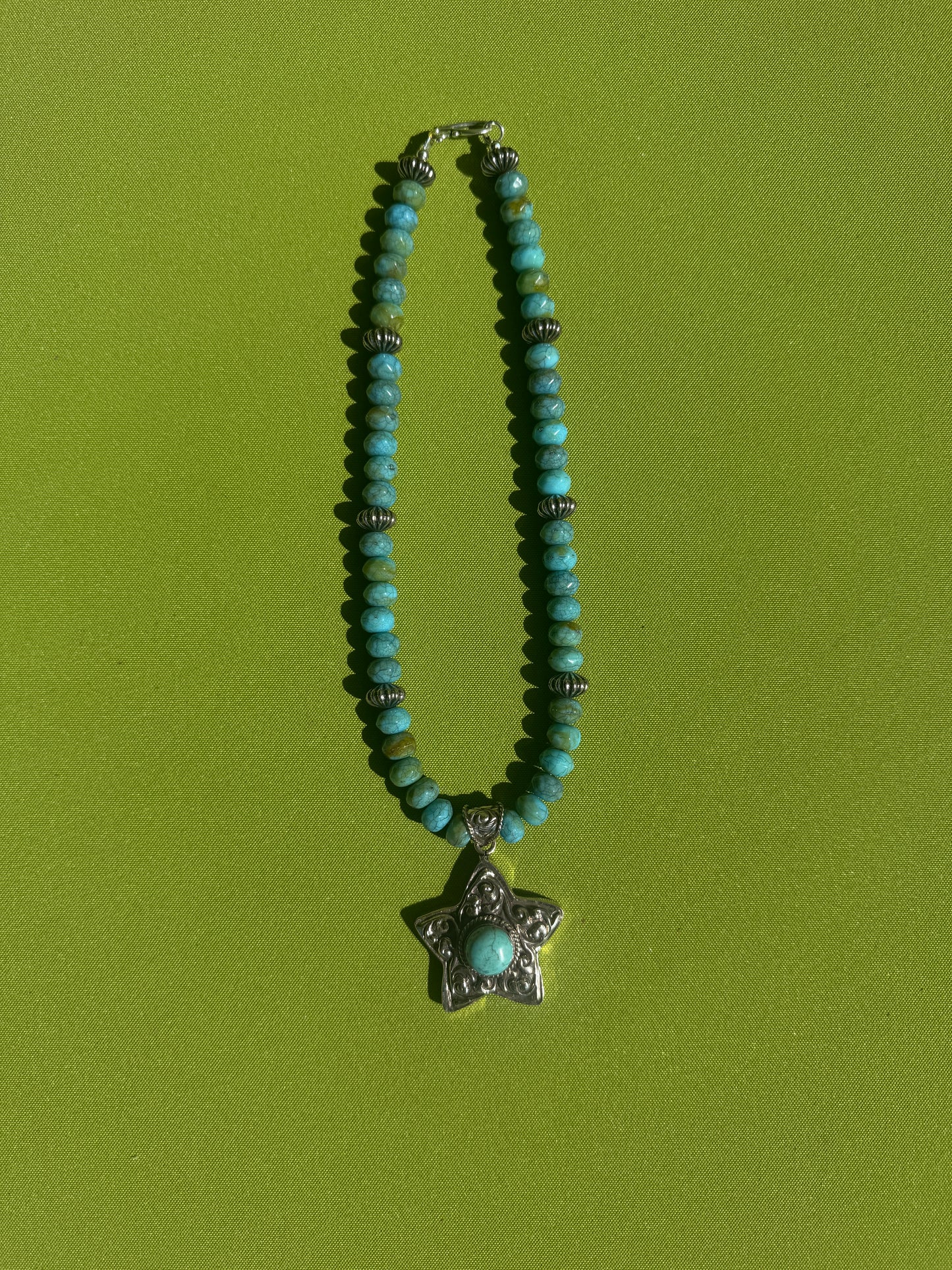 Turqouise star necklace