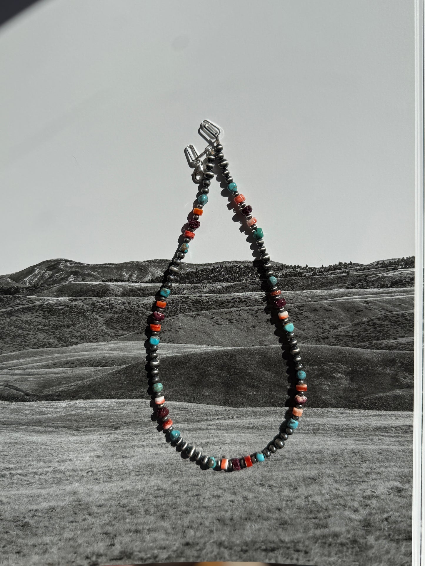 Canyon Whispers Sterling Pearl Necklace