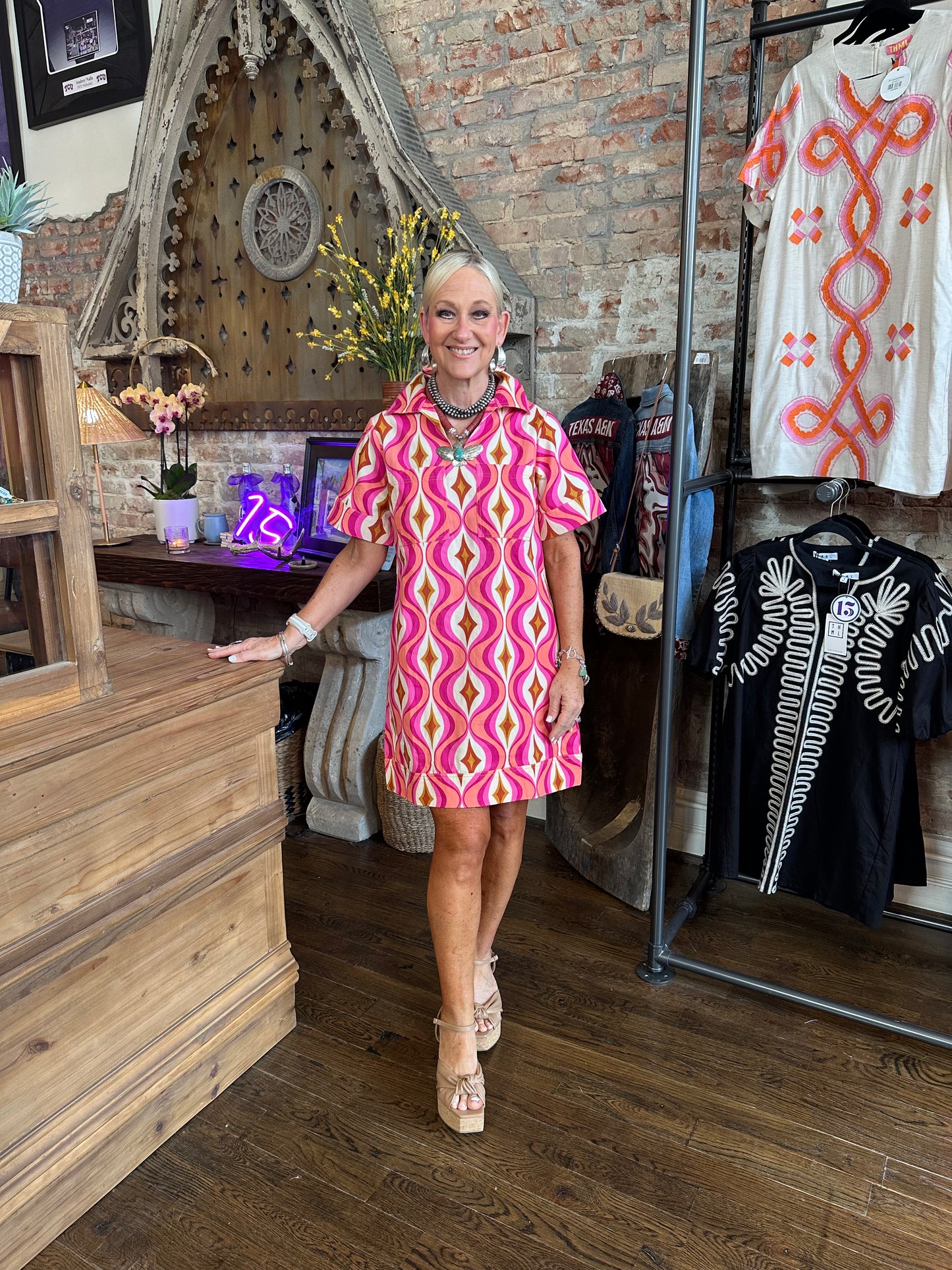 Uncle Frank Mod Popover Shirtdress