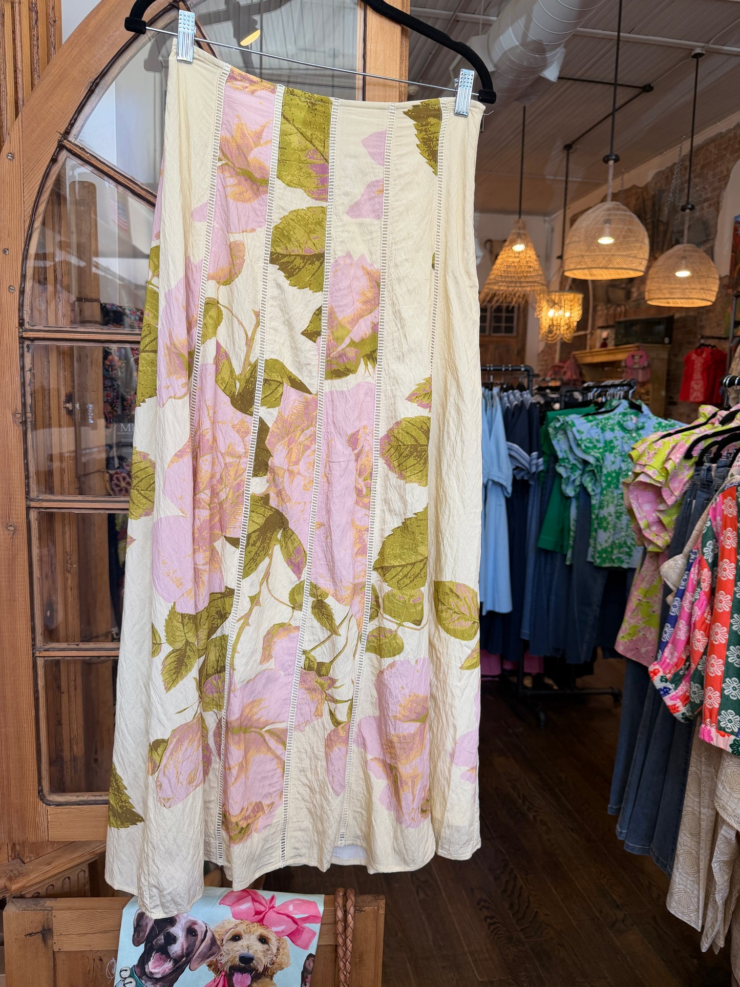 Spring Floral Skirt