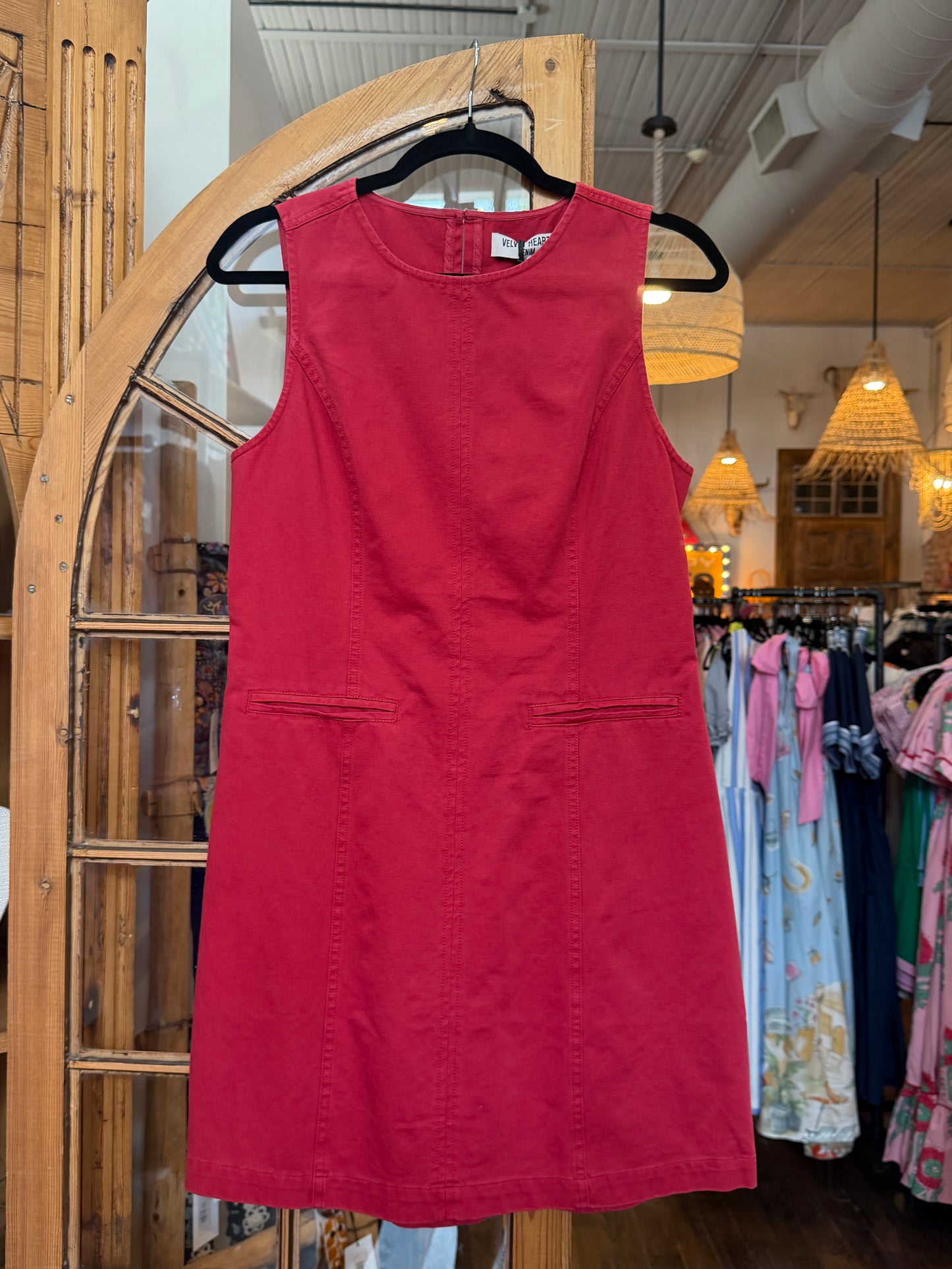 Velvet Heart Cardinal Matilda Shift dress