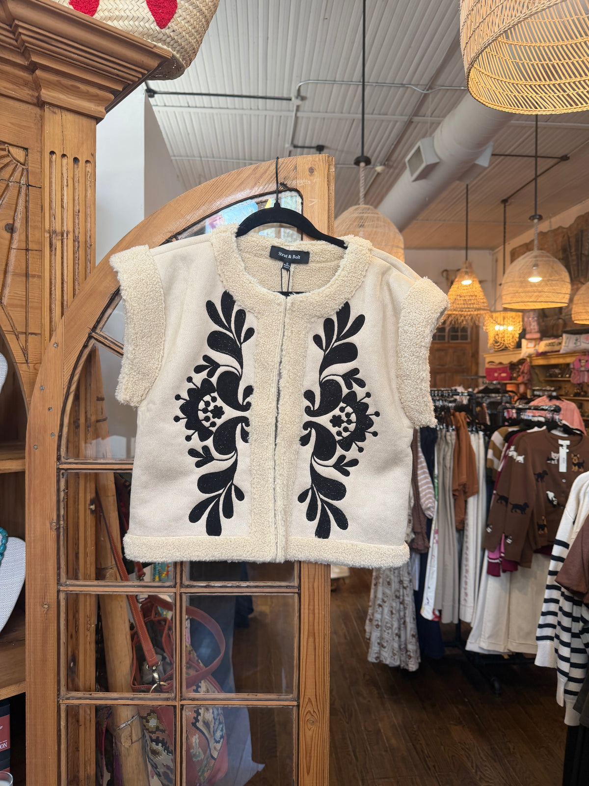 Floral Sherpa Jacket