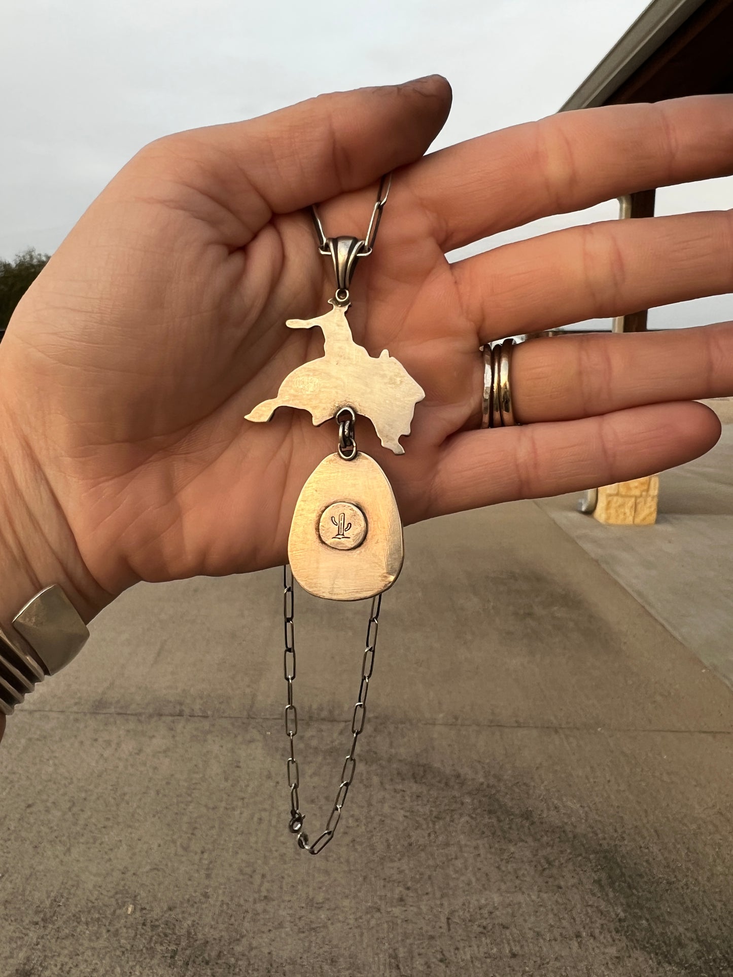 Cactus Rose Studios “High and Mighty” necklace