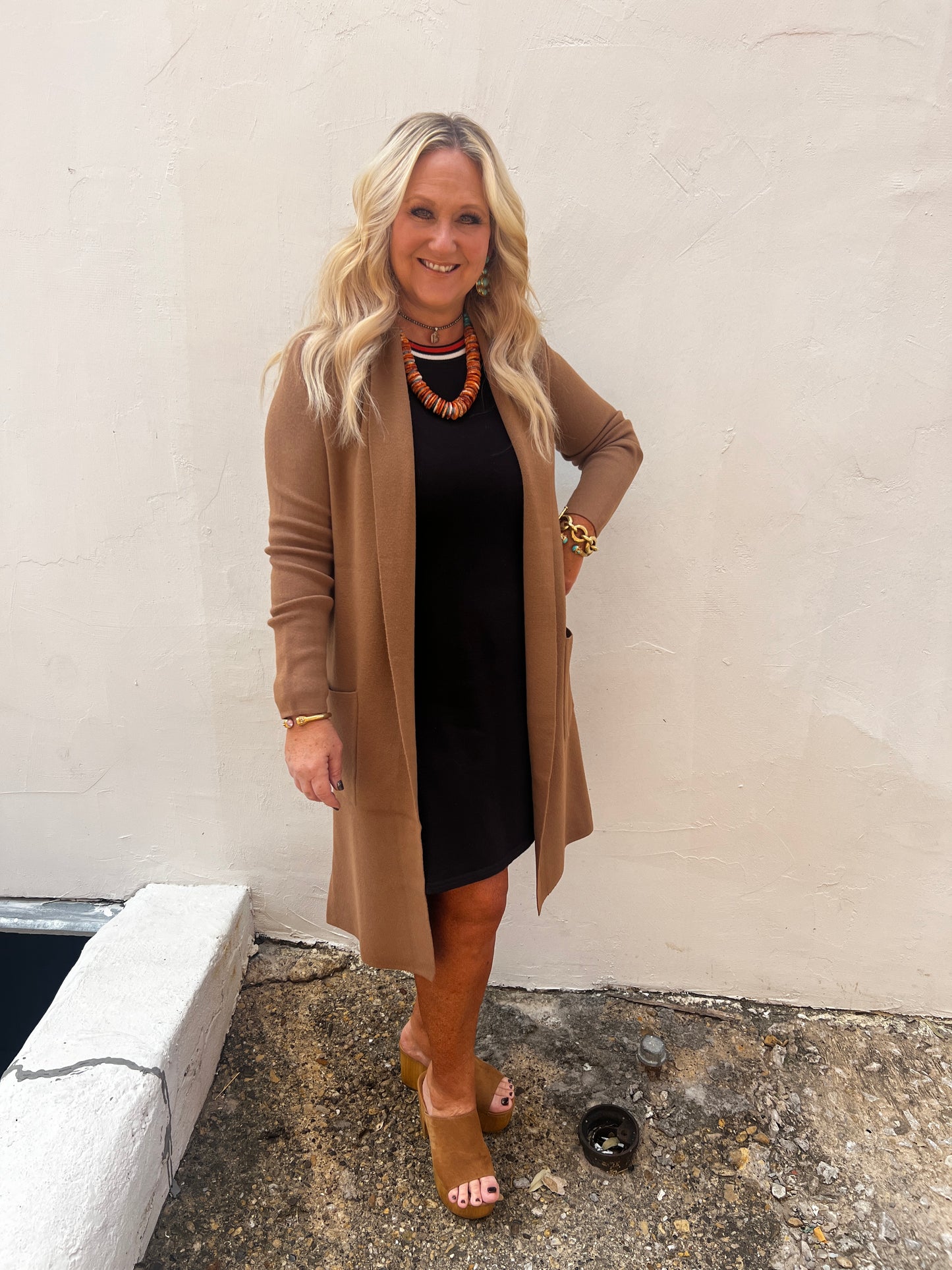 The "Lanie" Cardigan- Camel