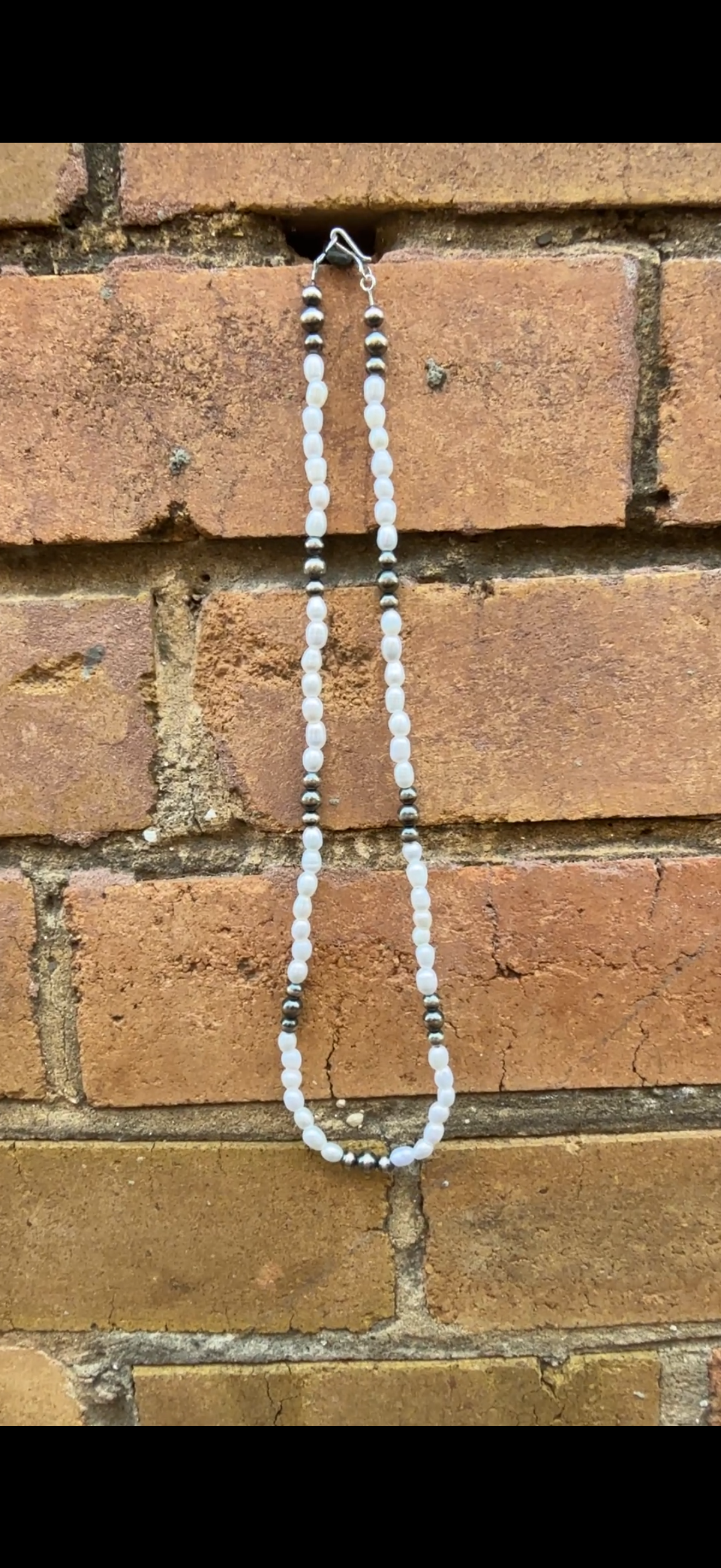 Cactus Rose Studios “pearls for Days” necklace