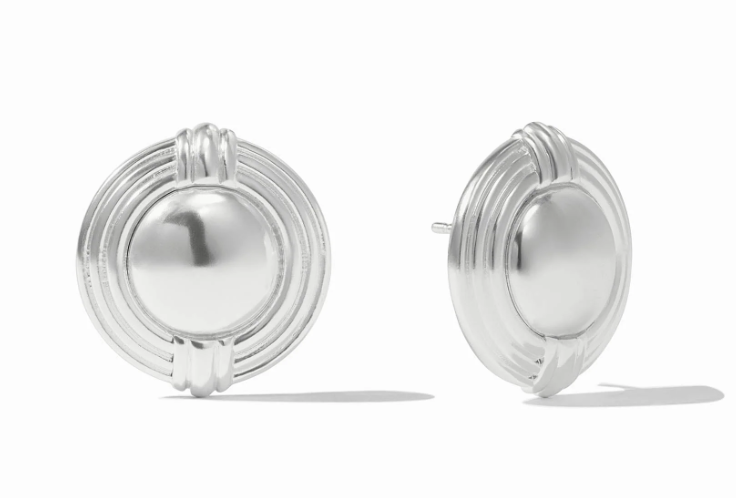 Julie Vos Portofino Statement Stud- Silver
