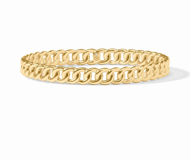 Julie Vos Dolce Bangle- Gold Medium