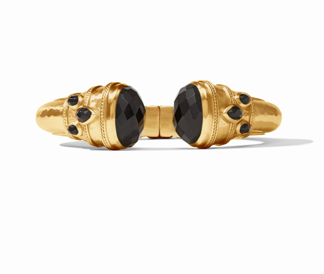 Julie Vos Cannes Cuff- Obsidian black