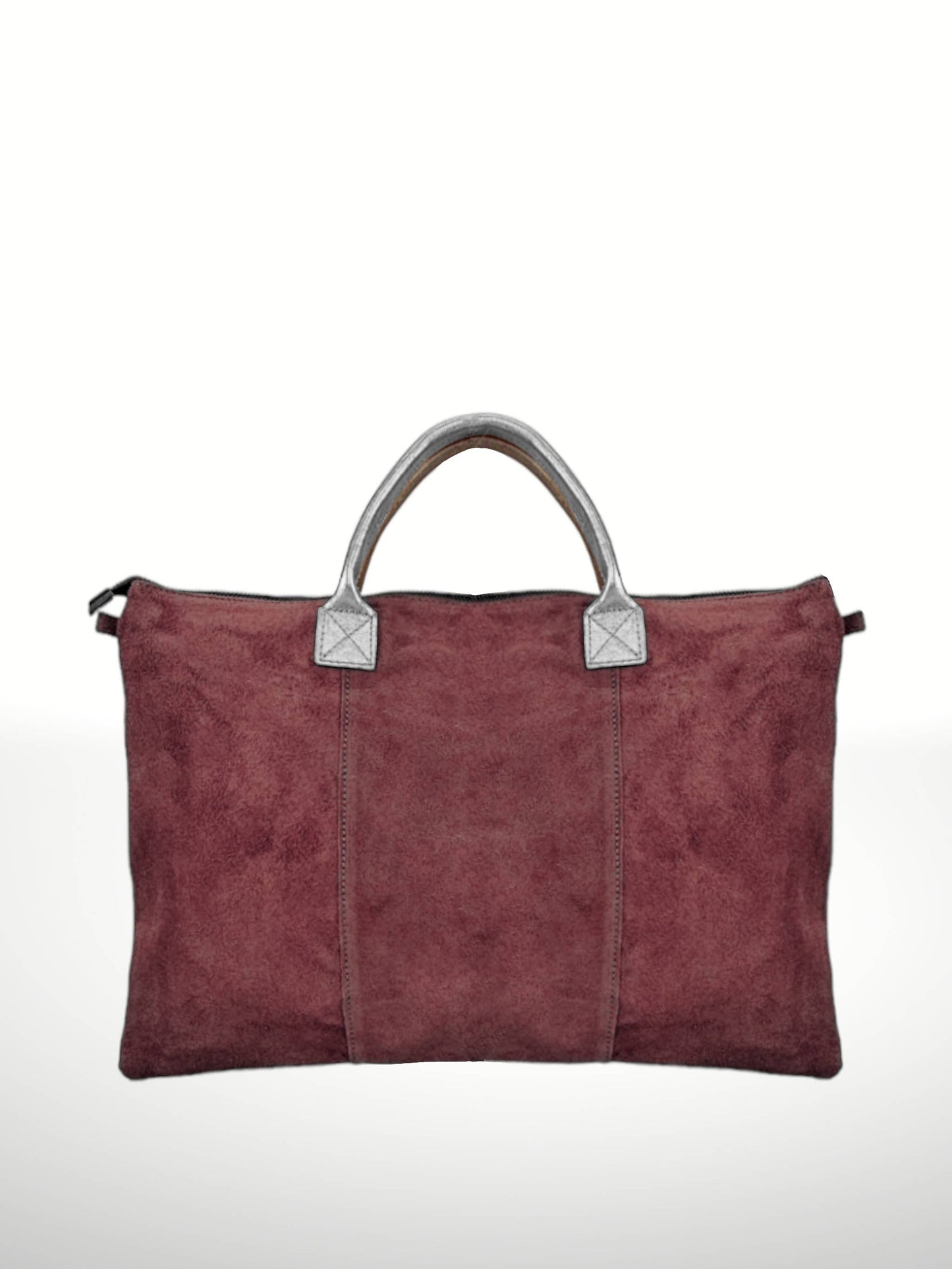 Milano met suede leather bags: Grey