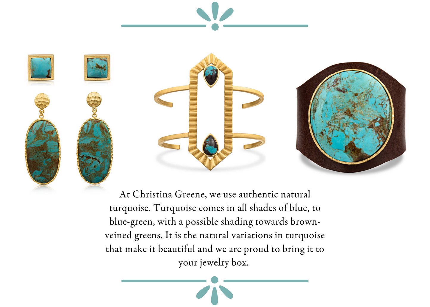 Christina Greene LLC - Statement Ring - Turquoise