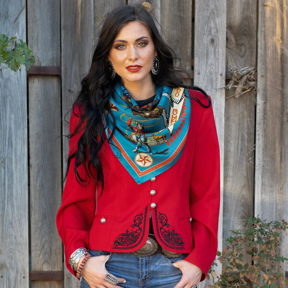 "Star of The West" Long Tall Scarf