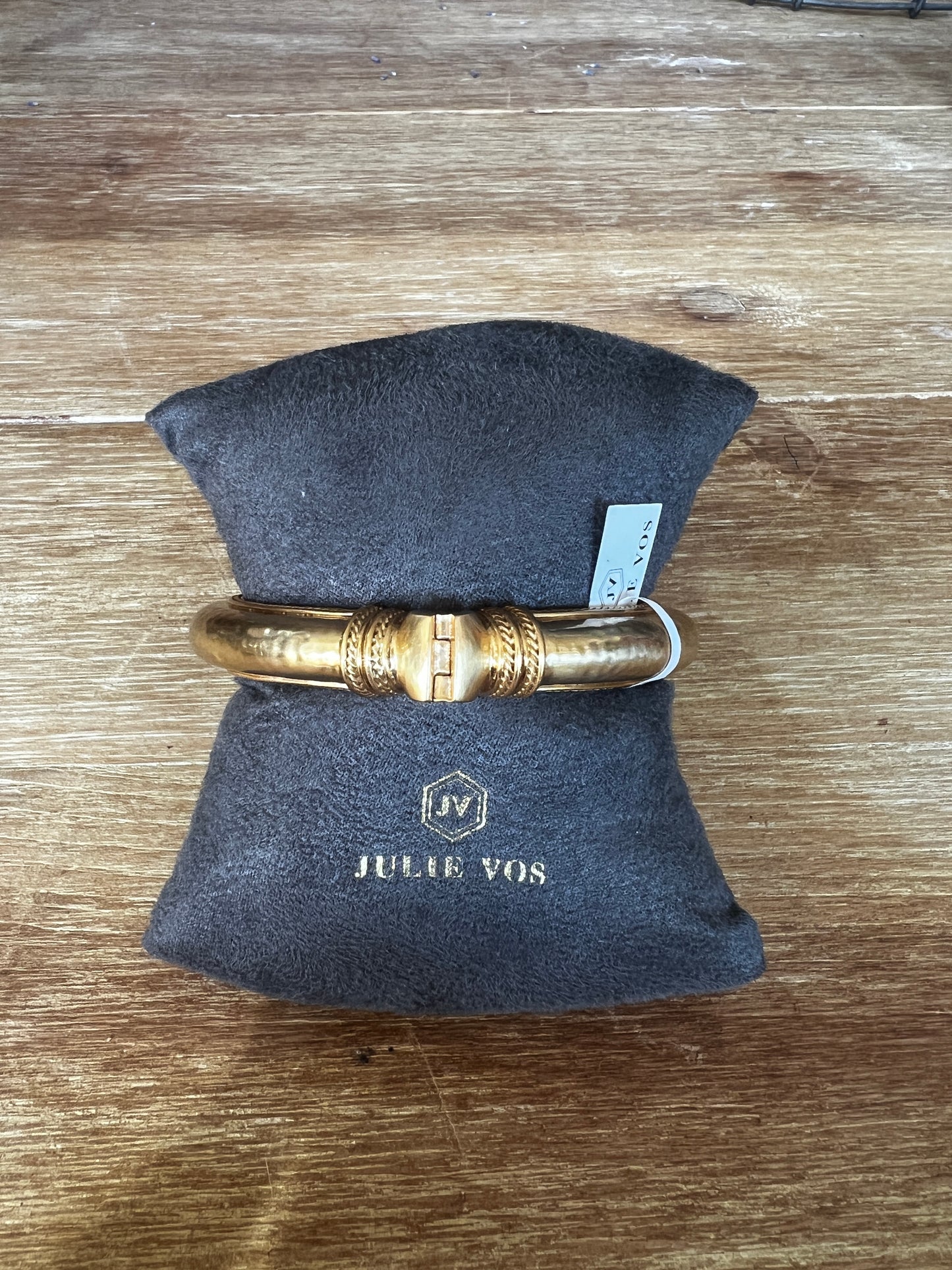 Julie Vos Cannes Cuff- Obsidian