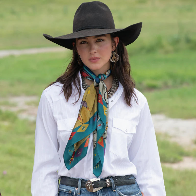 "Space Cowgirl" Long Tall Scarf