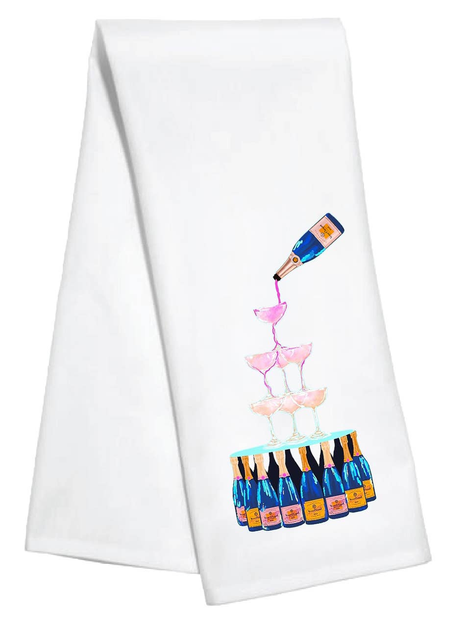 Champagne Pour - Kitchen Towel