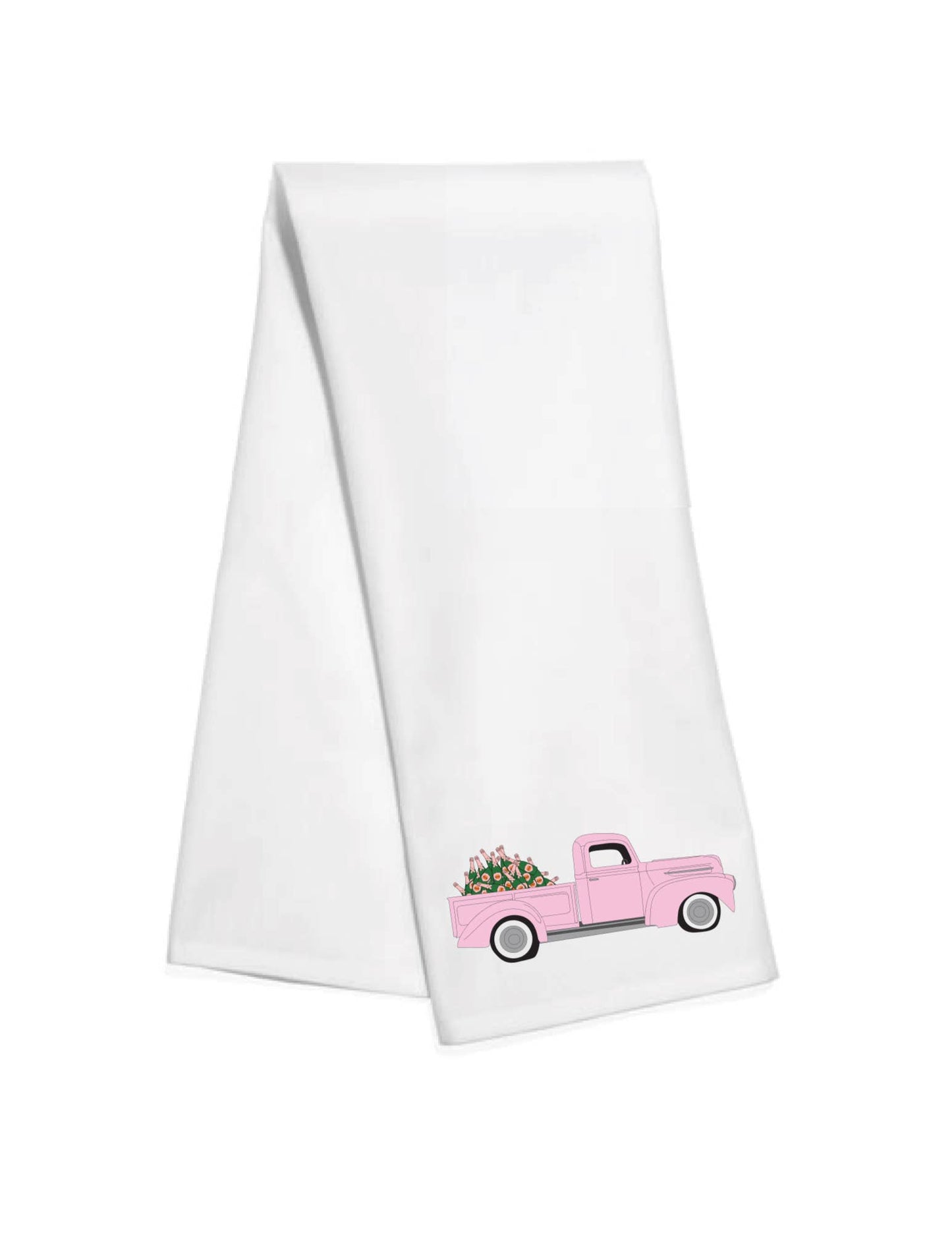 Pink Truck Champagne- Kitchen Towel