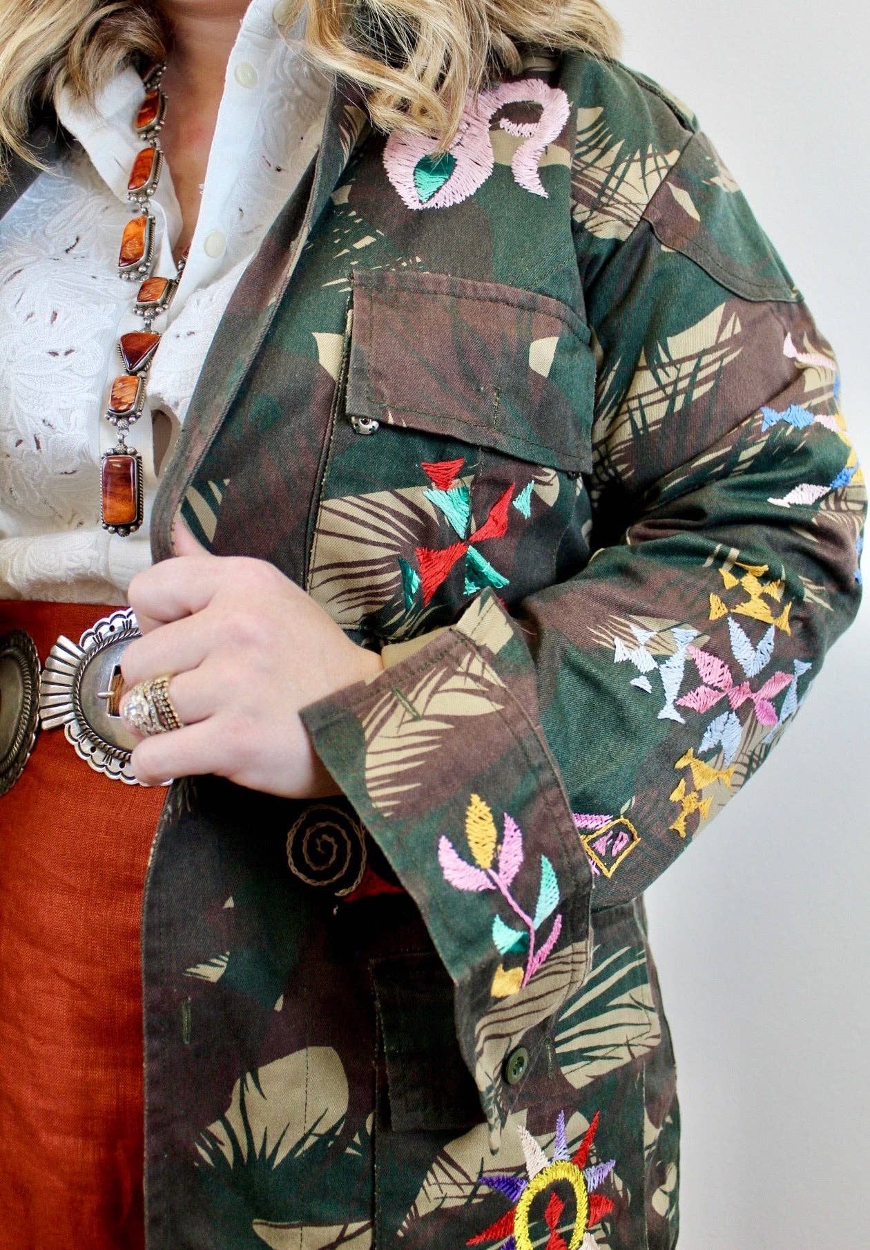 Chap and Graham Designs - Vintage Army Embroidered Jacket