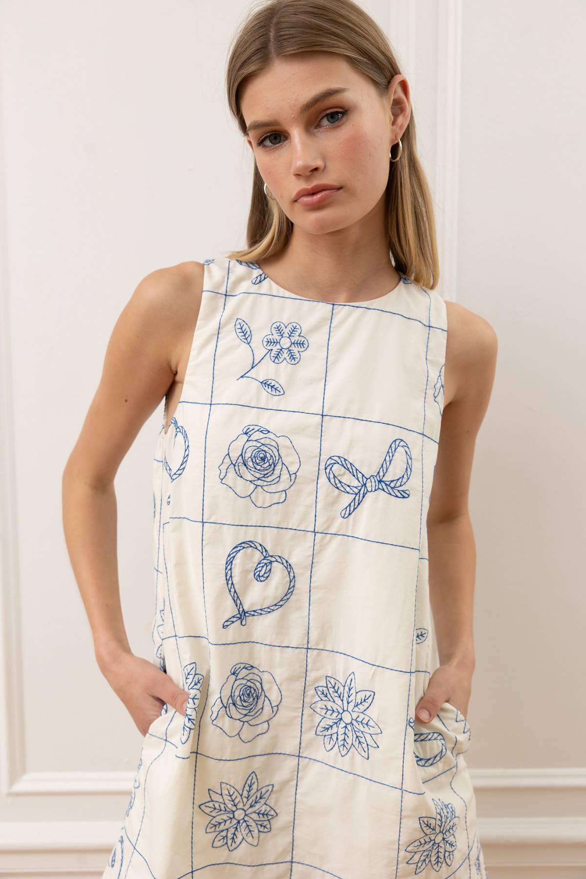 Ribbons and Bows Mini Dress