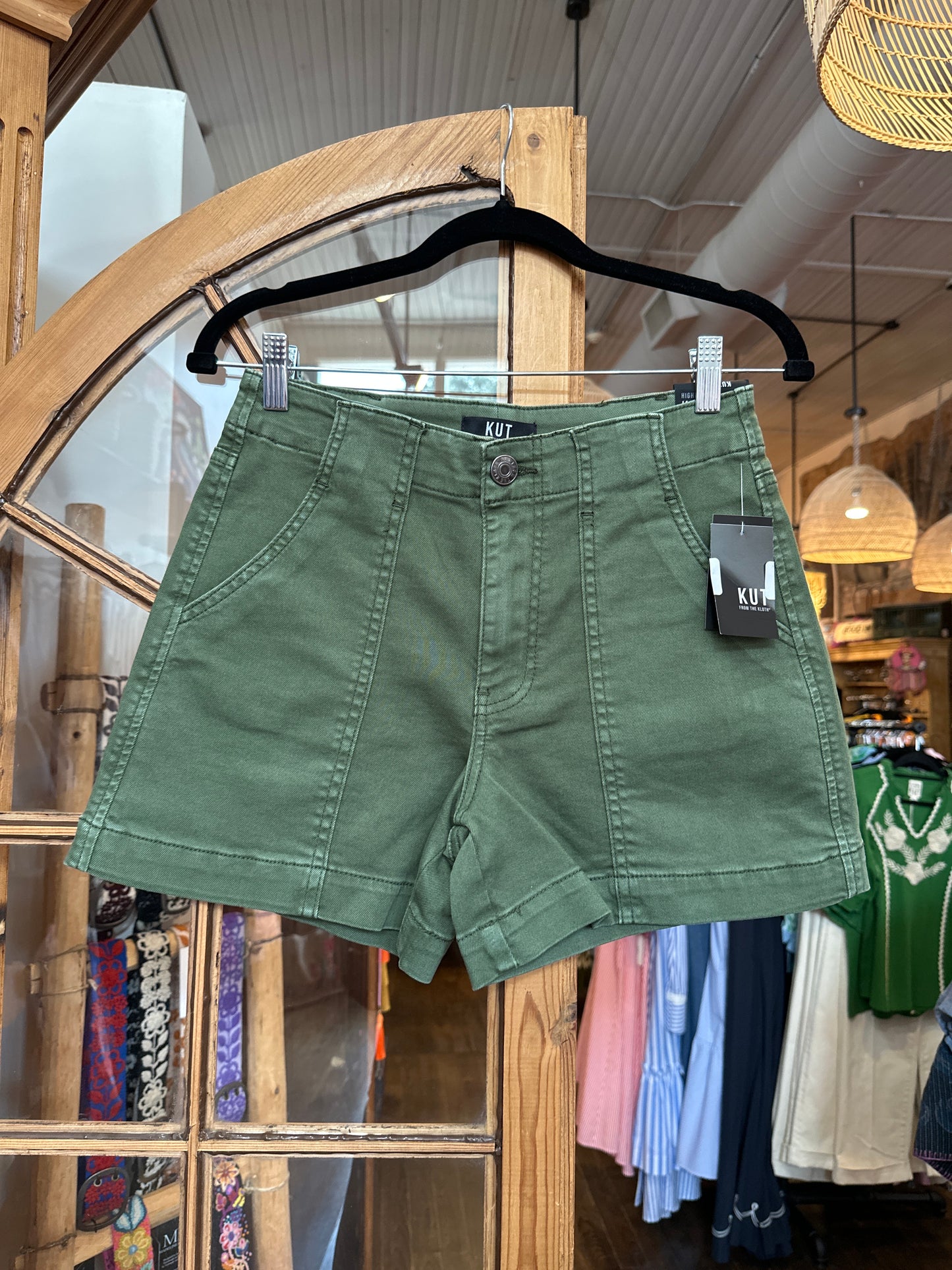 Kut From the Kloth Jane shorts- Olive