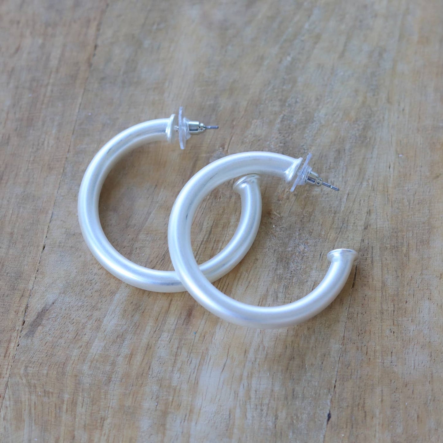 Silver Everyday Hoop