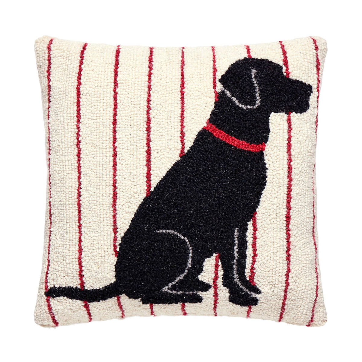 Labrador Stripe Hook Pillow - The Pillow Shoppe
