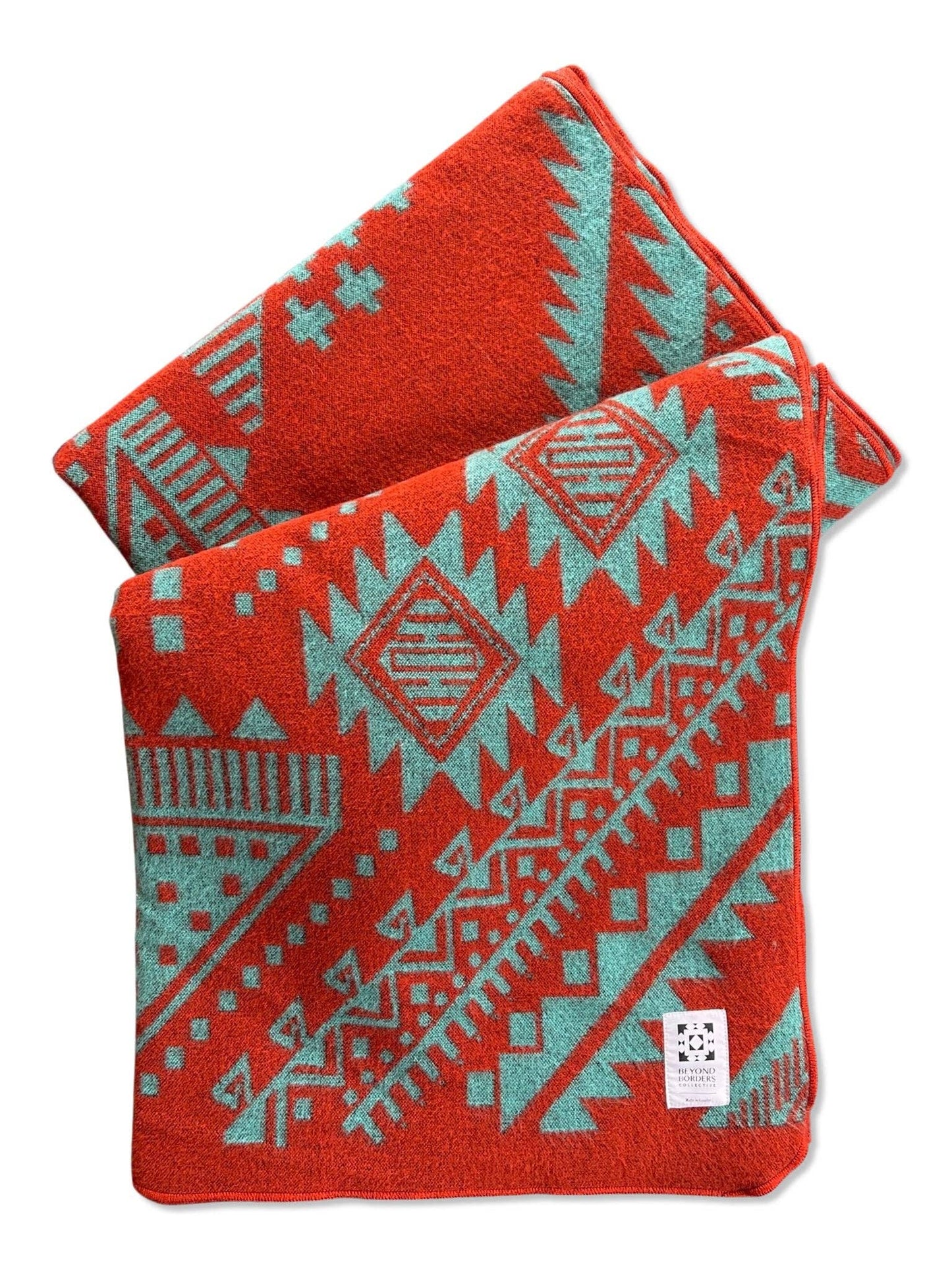 Beyond Borders Collective | Quito Blanket - Rust Orange
