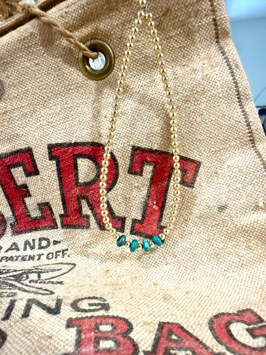 Turquoise Sunrise necklace