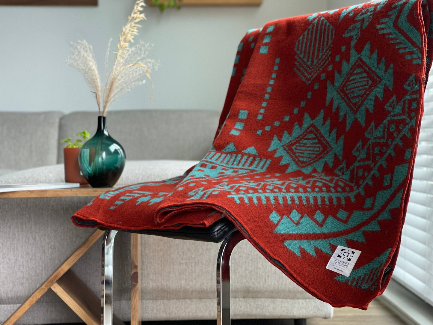 Beyond Borders Collective | Quito Blanket - Rust Orange