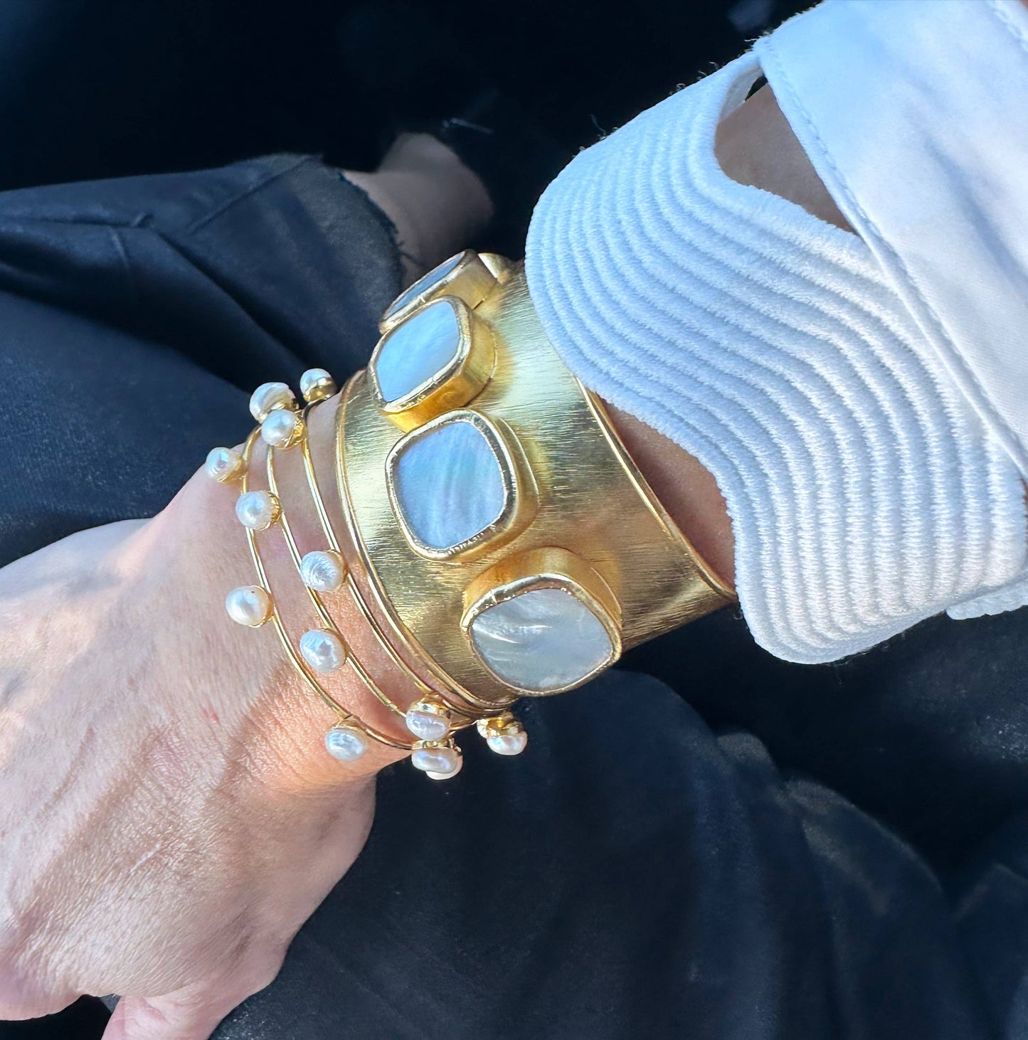 The Tacori Cuff - mother of pearl