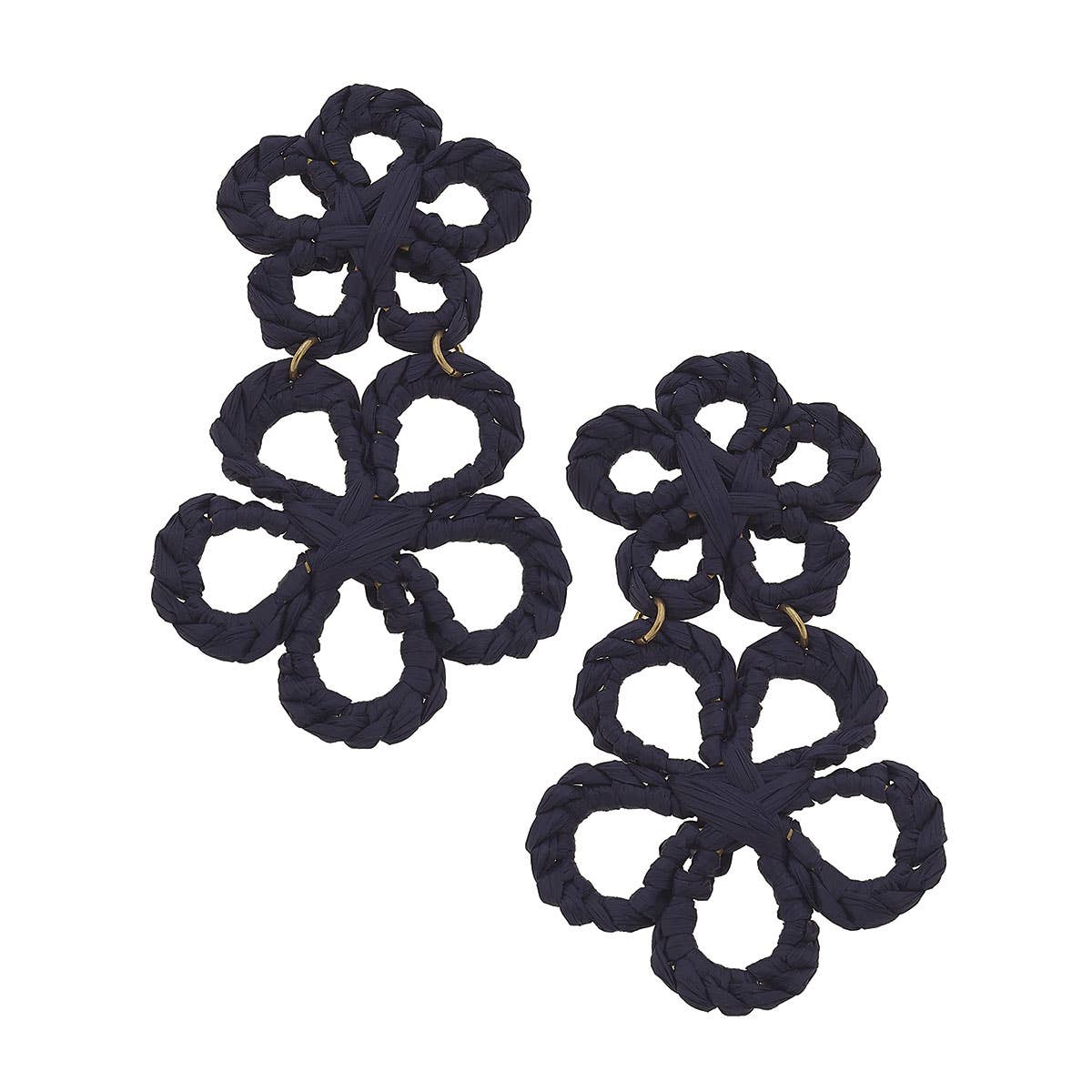 Canvas Style - Tahiti Raffia Statement Earrings