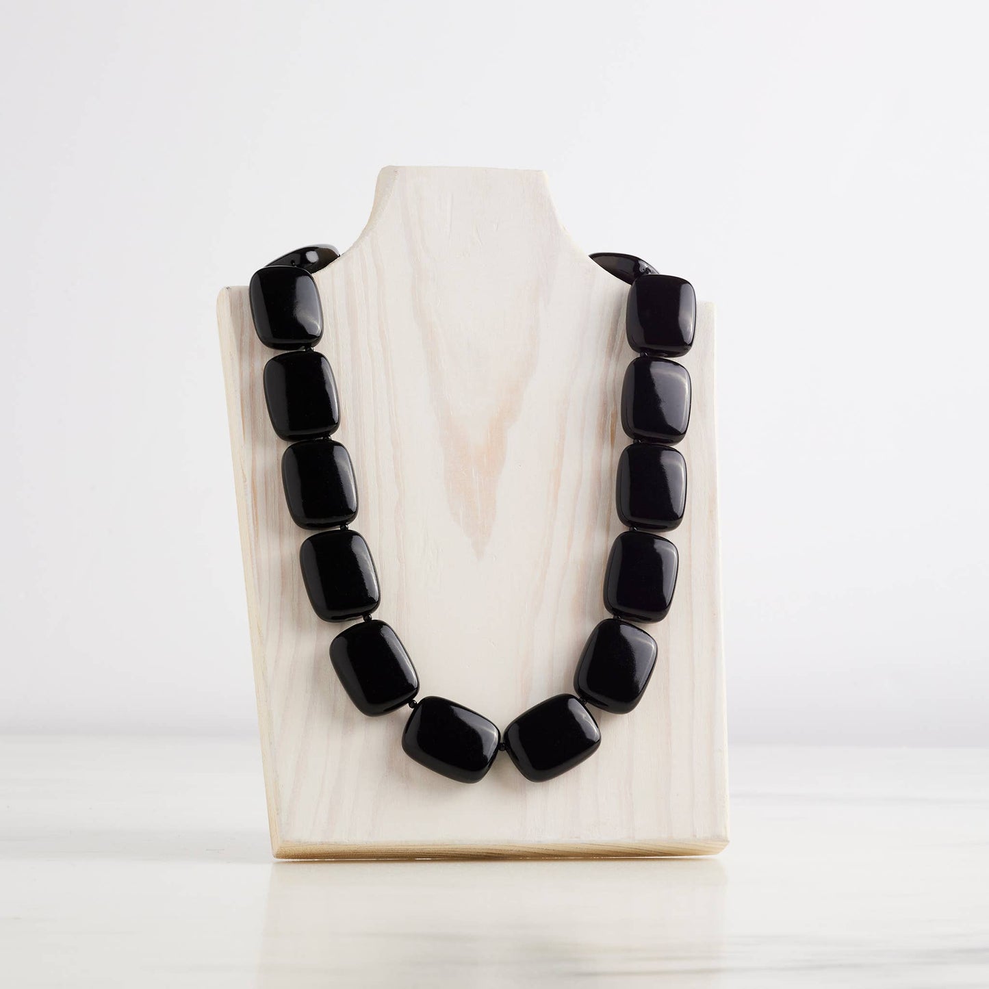 Hot Girls Pearls-Freezable Cooling Jewelry - Midnight Chicklet Cooling Necklace