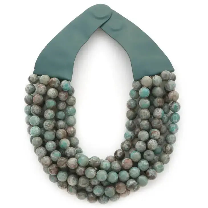 *BEST* NEW CHUNKY BEADED LAYERED MAGNETIC NECKLACE