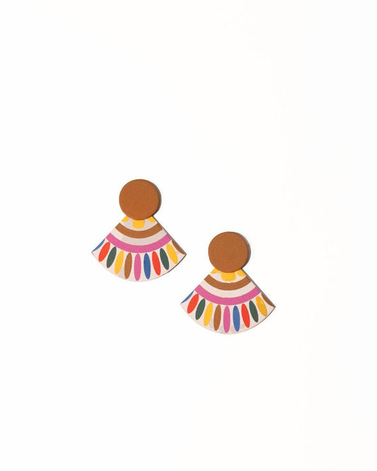 Sunshine Tienda - Spanish Sunset Tile Earrings