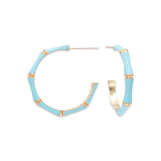 Carolina Blue Bamboo Hoop