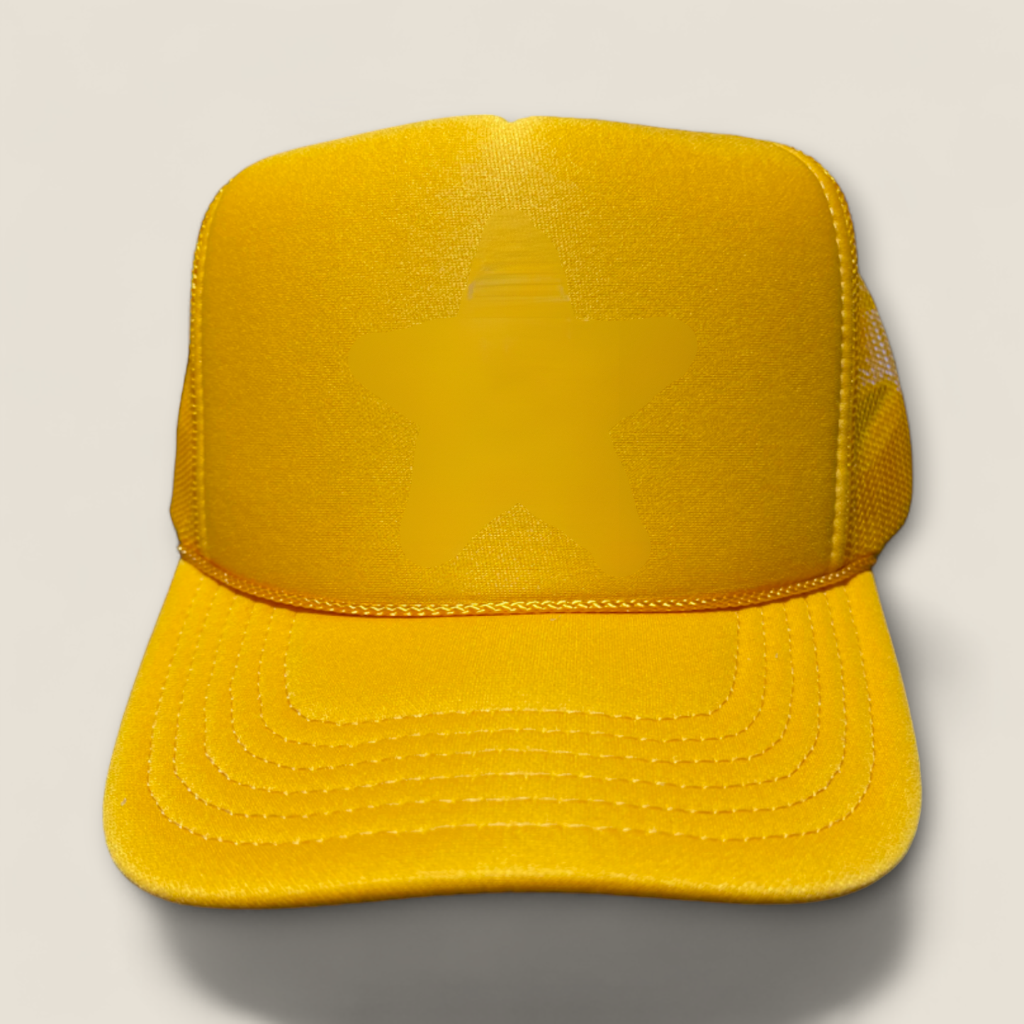 Golden Lightening Bolt Trucker Hat
