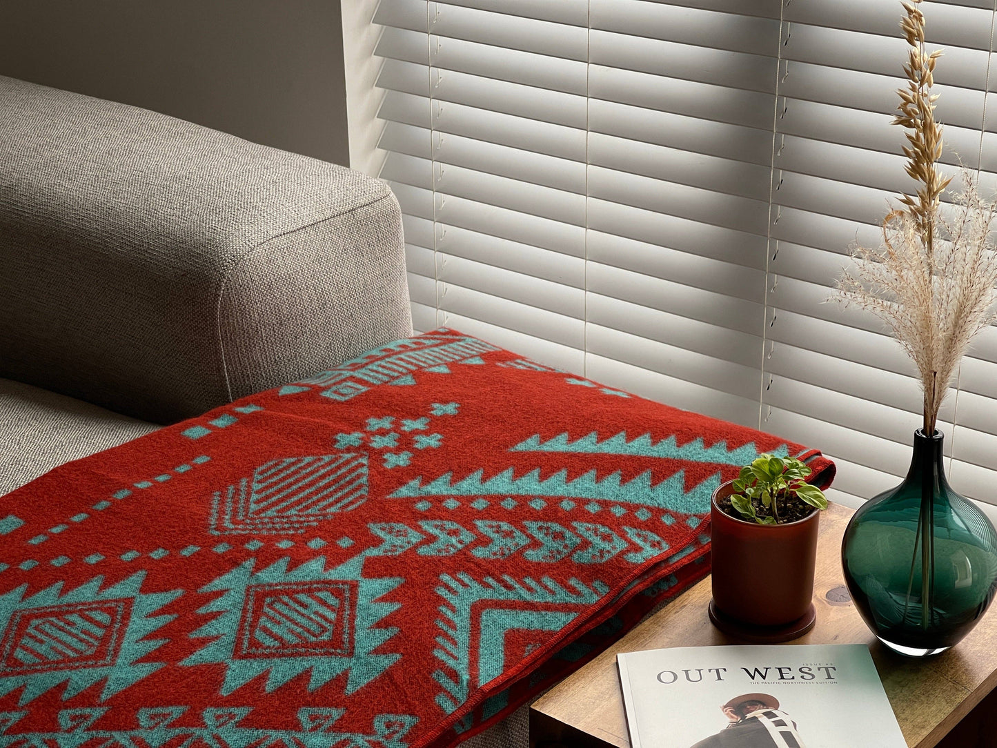 Beyond Borders Collective | Quito Blanket - Rust Orange