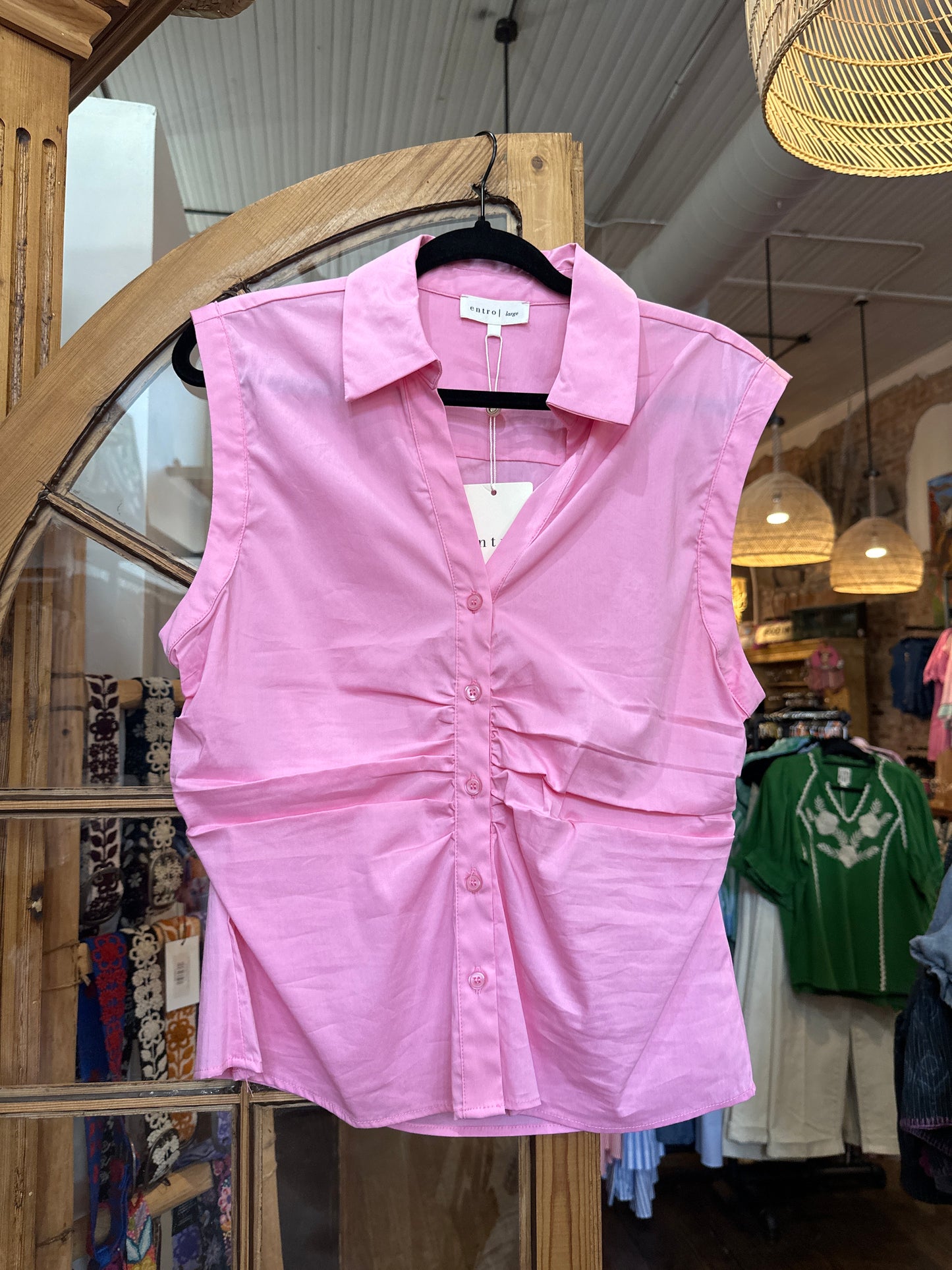 Galveston Top in Pink