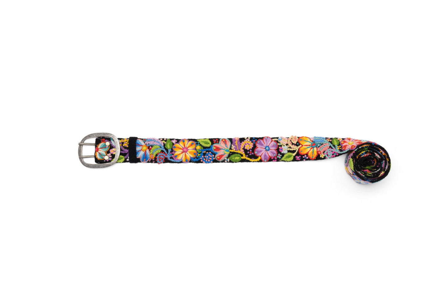 Madeline Parks - Black Floral Belt